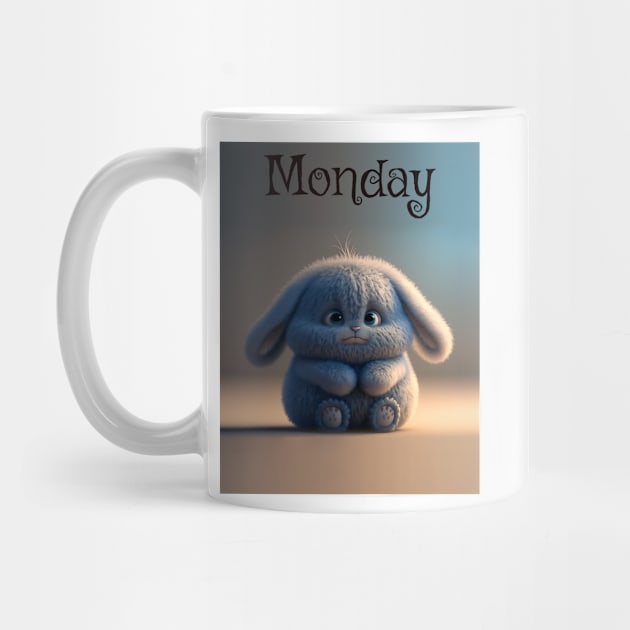 Mondays Bunny - Not Everyone Likes Mondays by TheArtfulAI